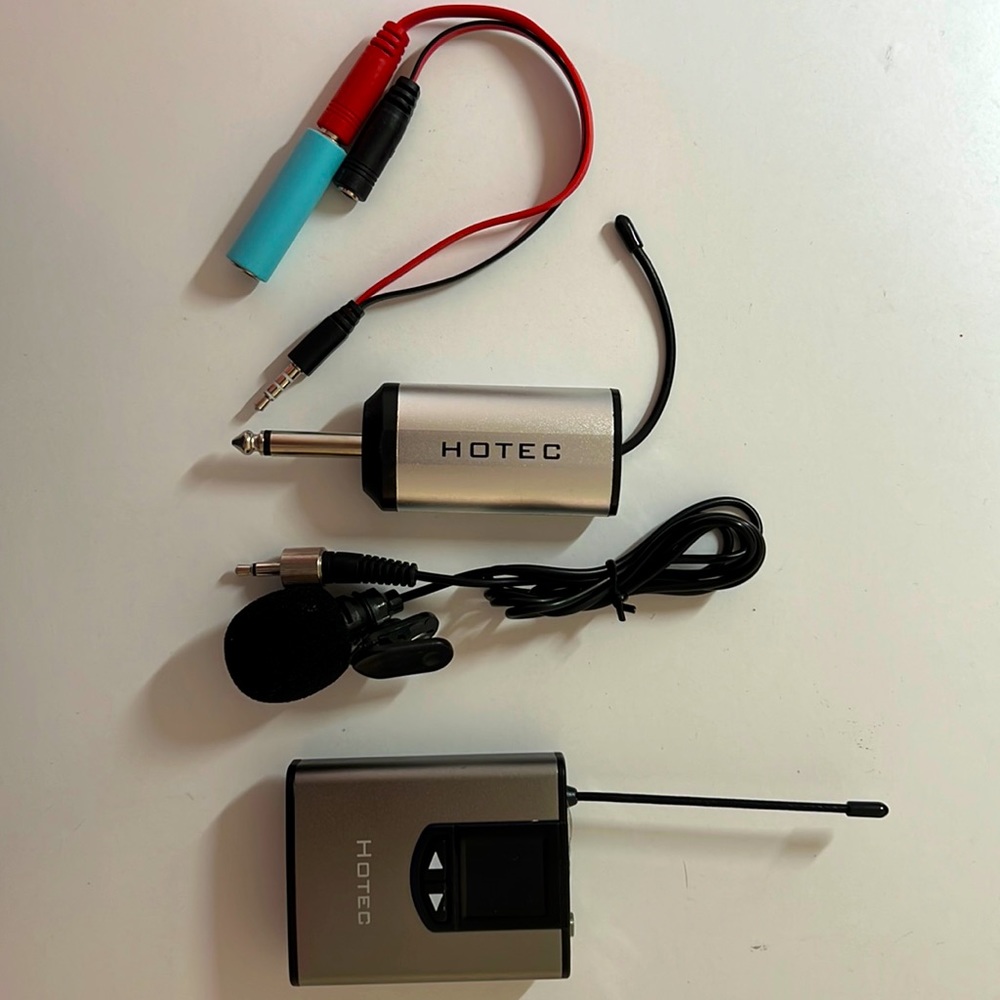 HOTEC UHF Wireless Lavalier Lapel Mic perfect for Vlogger
